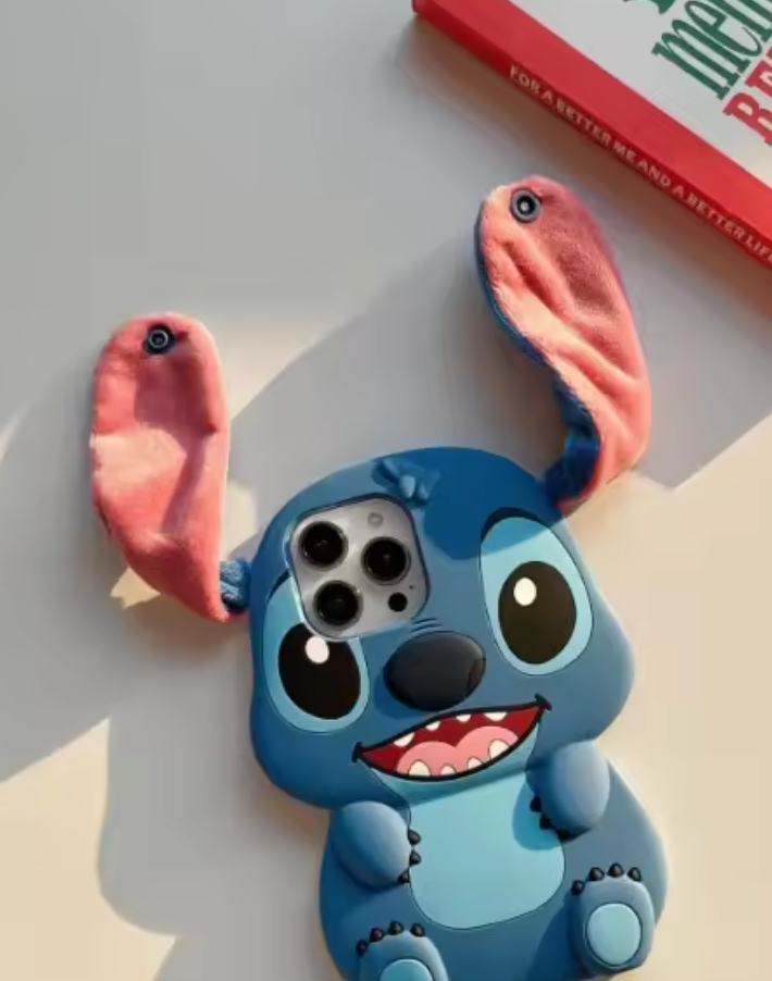 FUNDA BLUEHANA CON OREJITAS 3D